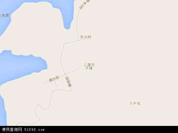 三道镇地图 - 三道镇电子地图 - 三道镇高清地图 - 2024年三道镇地图
