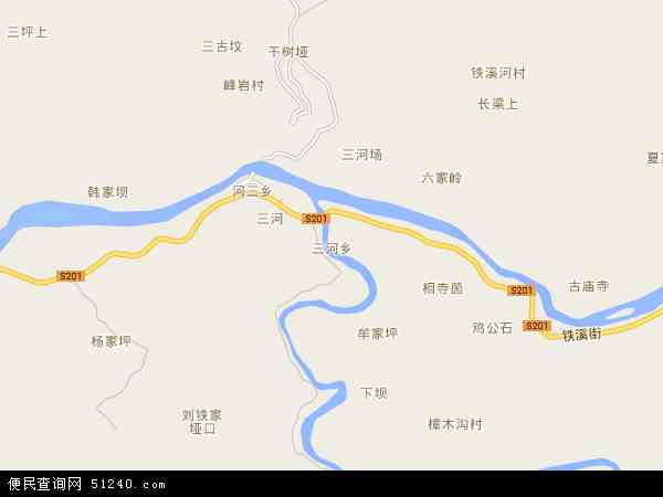 三河乡地图 - 三河乡电子地图 - 三河乡高清地图 - 2024年三河乡地图