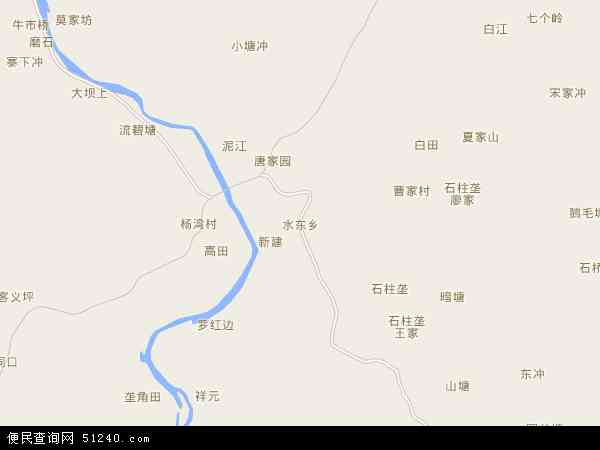 水东乡地图 - 水东乡电子地图 - 水东乡高清地图 - 2024年水东乡地图
