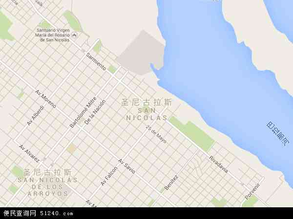 圣尼古拉斯地图 - 圣尼古拉斯电子地图 - 圣尼古拉斯高清地图 - 2024年圣尼古拉斯地图