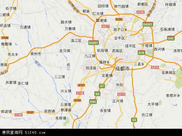 双流县地图 - 双流县电子地图 - 双流县高清地图 - 2024年双流县地图