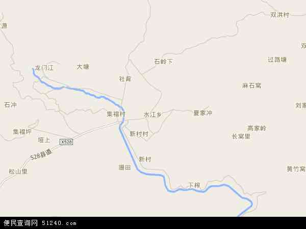 水江镇地图 - 水江镇电子地图 - 水江镇高清地图 - 2024年水江镇地图