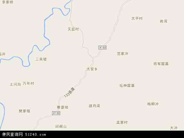 太安乡地图 - 太安乡电子地图 - 太安乡高清地图 - 2024年太安乡地图