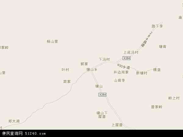 塘山乡地图 - 塘山乡电子地图 - 塘山乡高清地图 - 2024年塘山乡地图