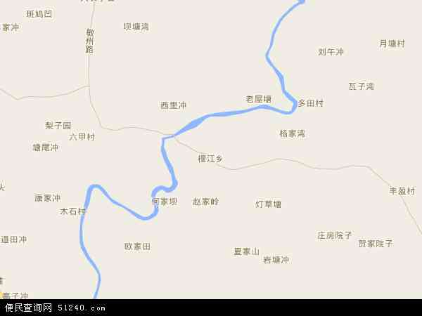 檀江乡地图 - 檀江乡电子地图 - 檀江乡高清地图 - 2024年檀江乡地图