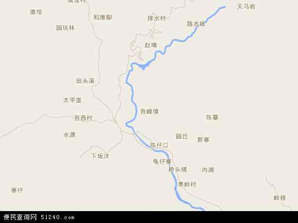吾峰镇地图 - 吾峰镇电子地图 - 吾峰镇高清地图 - 2024年吾峰镇地图