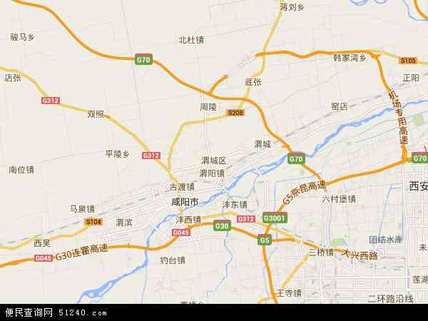 渭城区地图 渭城区电子地图 渭城区高清地图 2022年渭城区地图
