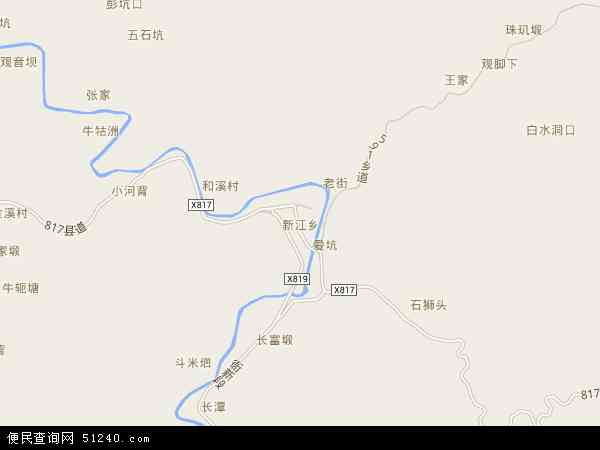 新江乡地图 - 新江乡电子地图 - 新江乡高清地图 - 2024年新江乡地图