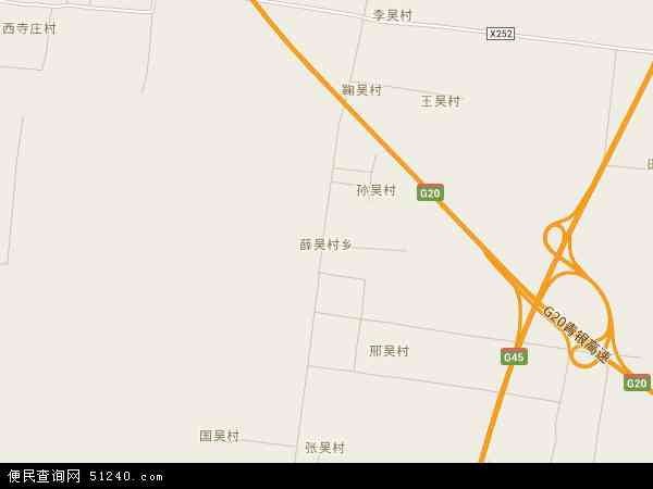 薛吴村乡地图 - 薛吴村乡电子地图 - 薛吴村乡高清地图 - 2024年薛吴村乡地图