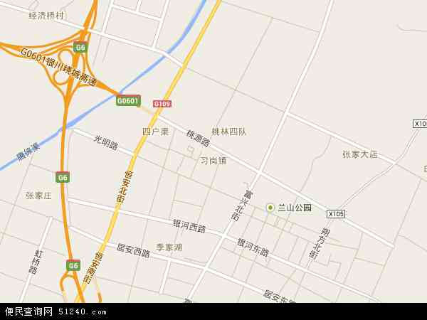 习岗镇地图 - 习岗镇电子地图 - 习岗镇高清地图 - 2024年习岗镇地图