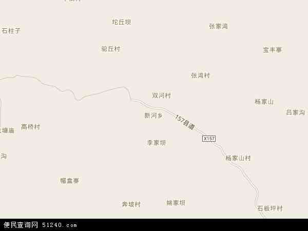 新河乡地图 - 新河乡电子地图 - 新河乡高清地图 - 2024年新河乡地图