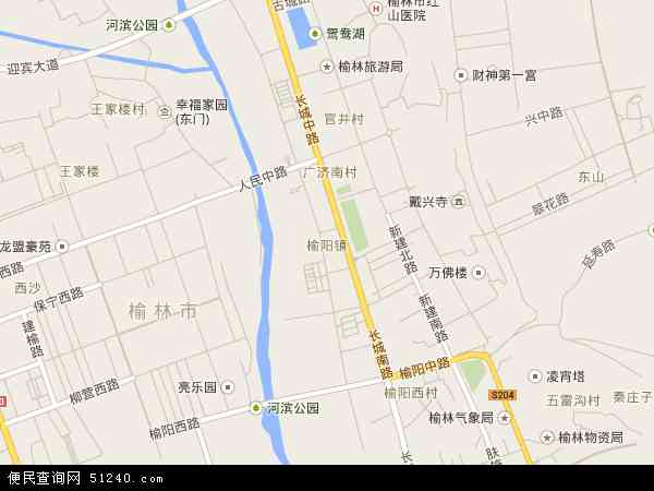 榆阳镇地图 - 榆阳镇电子地图 - 榆阳镇高清地图 - 2024年榆阳镇地图