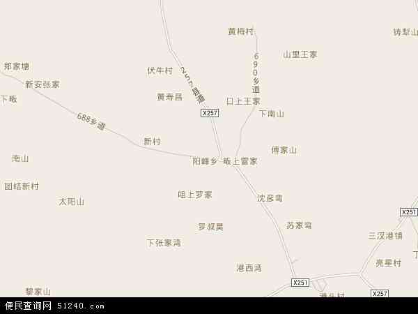 阳峰乡地图 - 阳峰乡电子地图 - 阳峰乡高清地图 - 2024年阳峰乡地图