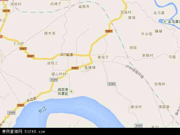 鱼塘镇地图 - 鱼塘镇电子地图 - 鱼塘镇高清地图 - 2024年鱼塘镇地图