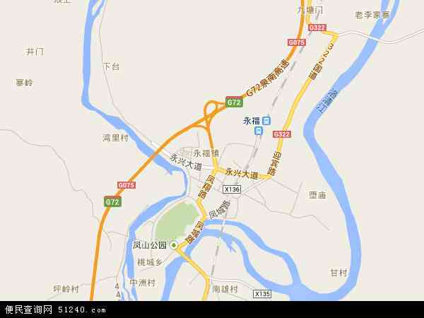永福镇地图 - 永福镇电子地图 - 永福镇高清地图 - 2021年永福镇地图