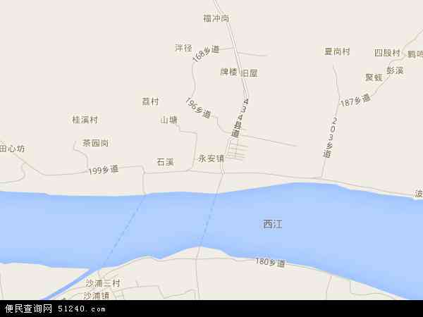 永安镇地图 - 永安镇电子地图 - 永安镇高清地图 - 2024年永安镇地图