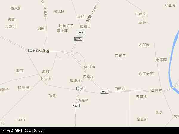 炎刘镇地图 - 炎刘镇电子地图 - 炎刘镇高清地图 - 2024年炎刘镇地图