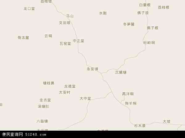永安镇地图 - 永安镇电子地图 - 永安镇高清地图 - 2024年永安镇地图