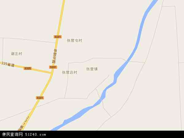张登镇地图 - 张登镇电子地图 - 张登镇高清地图 - 2024年张登镇地图