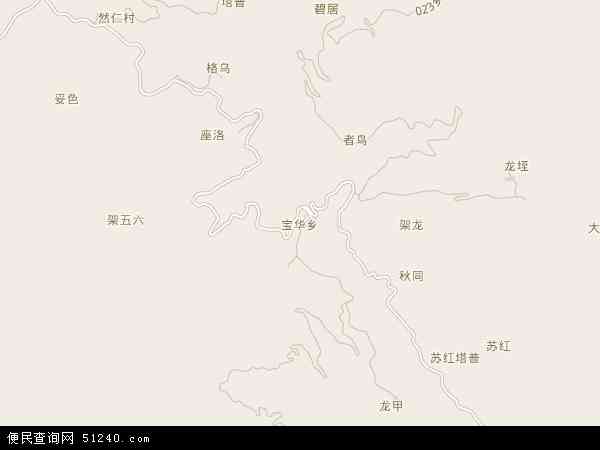 宝华乡地图 - 宝华乡电子地图 - 宝华乡高清地图 - 2024年宝华乡地图