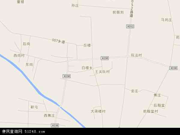 中国 河南省 商丘市 睢县 白楼乡 白楼乡卫星地图 本站收录有:2021白