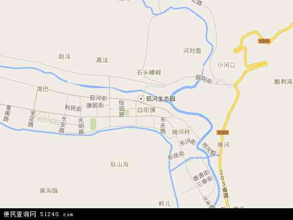 白阳镇地图 - 白阳镇电子地图 - 白阳镇高清地图 - 2024年白阳镇地图
