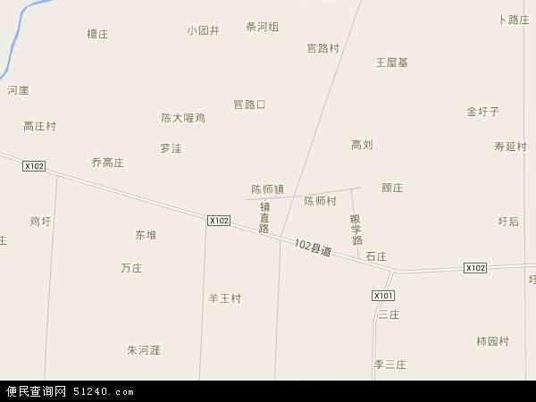 陈师镇地图 - 陈师镇电子地图 - 陈师镇高清地图 - 2024年陈师镇地图