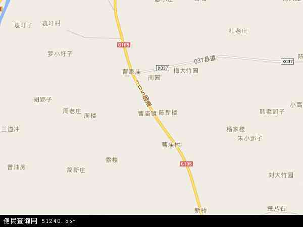 曹庙镇地图 - 曹庙镇电子地图 - 曹庙镇高清地图 - 2024年曹庙镇地图