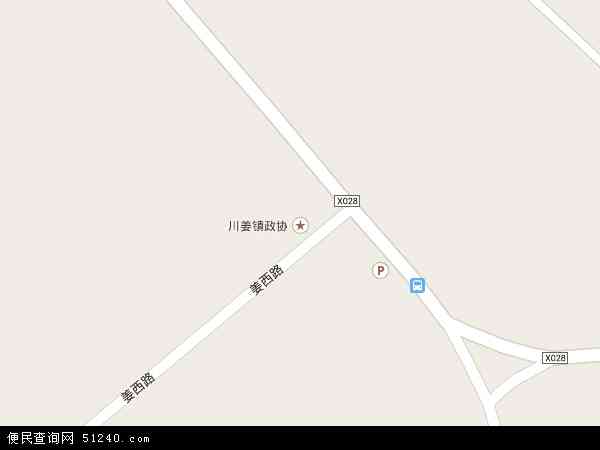 川姜镇地图 - 川姜镇电子地图 - 川姜镇高清地图 - 2024年川姜镇地图