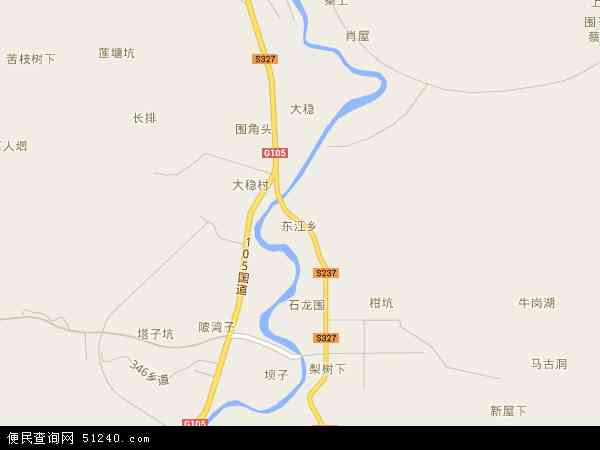 东江乡地图 - 东江乡电子地图 - 东江乡高清地图 - 2024年东江乡地图