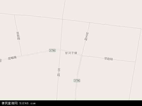 甘河子镇地图 - 甘河子镇电子地图 - 甘河子镇高清地图 - 2024年甘河子镇地图