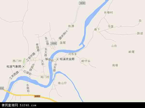 河东乡地图 - 河东乡电子地图 - 河东乡高清地图 - 2024年河东乡地图