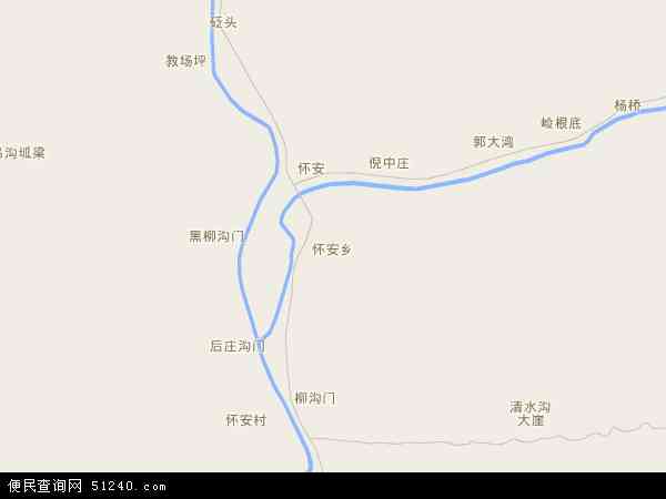 怀安乡地图 - 怀安乡电子地图 - 怀安乡高清地图 - 2024年怀安乡地图