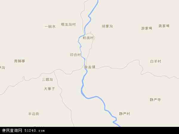 会龙镇地图 - 会龙镇电子地图 - 会龙镇高清地图 - 2024年会龙镇地图