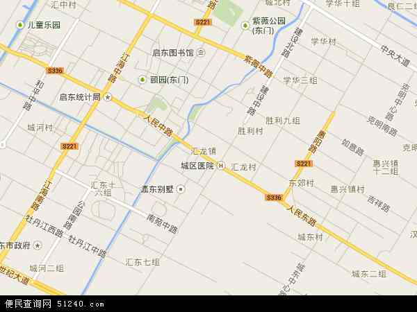 汇龙镇地图 - 汇龙镇电子地图 - 汇龙镇高清地图 - 2024年汇龙镇地图