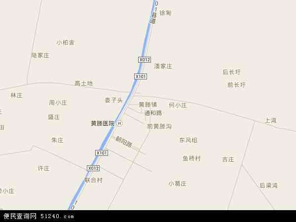 黄塍镇地图 - 黄塍镇电子地图 - 黄塍镇高清地图 - 2024年黄塍镇地图