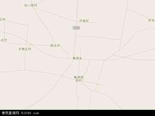 焦虎乡地图 - 焦虎乡电子地图 - 焦虎乡高清地图 - 2024年焦虎乡地图