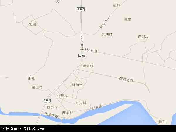 靖海镇地图 - 靖海镇电子地图 - 靖海镇高清地图 - 2024年靖海镇地图