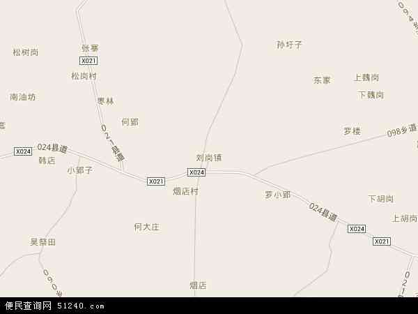 刘岗镇地图 - 刘岗镇电子地图 - 刘岗镇高清地图 - 2024年刘岗镇地图