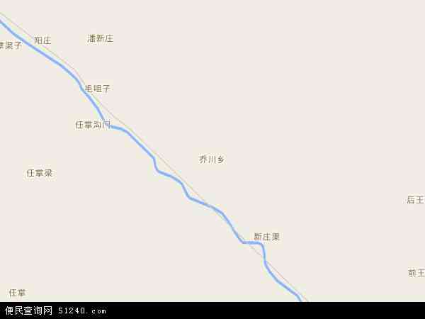 乔川乡地图 - 乔川乡电子地图 - 乔川乡高清地图 - 2024年乔川乡地图