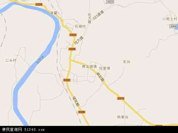 青龙湖镇地图 - 青龙湖镇电子地图 - 青龙湖镇高清地图 - 2024年青龙湖镇地图
