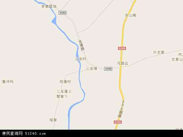 三龙镇地图 - 三龙镇电子地图 - 三龙镇高清地图 - 2024年三龙镇地图