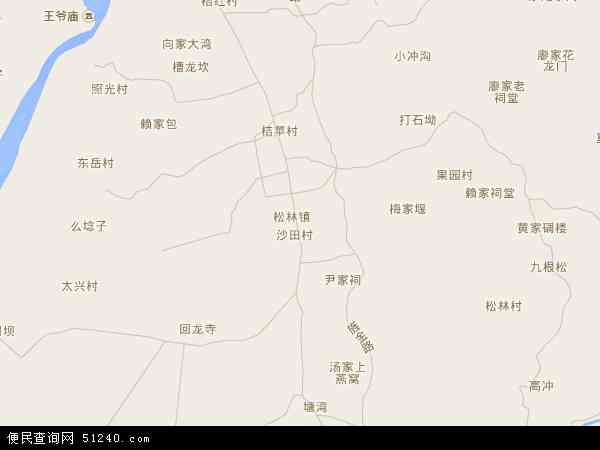 松林镇地图 - 松林镇电子地图 - 松林镇高清地图 - 2024年松林镇地图