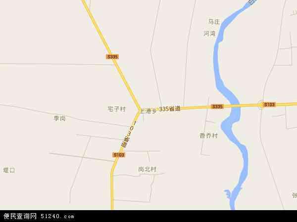 上港乡地图 - 上港乡电子地图 - 上港乡高清地图 - 2024年上港乡地图