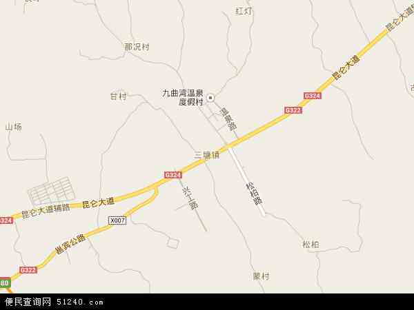 三塘镇地图 - 三塘镇电子地图 - 三塘镇高清地图 - 2024年三塘镇地图