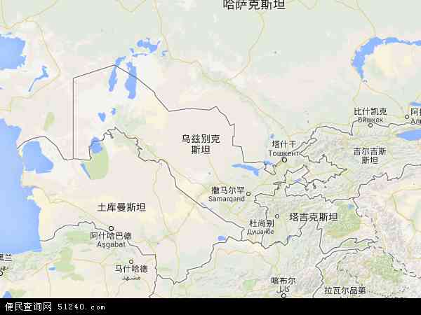 乌兹别克斯坦地图 - 乌兹别克斯坦电子地图 - 乌兹别克斯坦高清地图 - 2024年乌兹别克斯坦地图