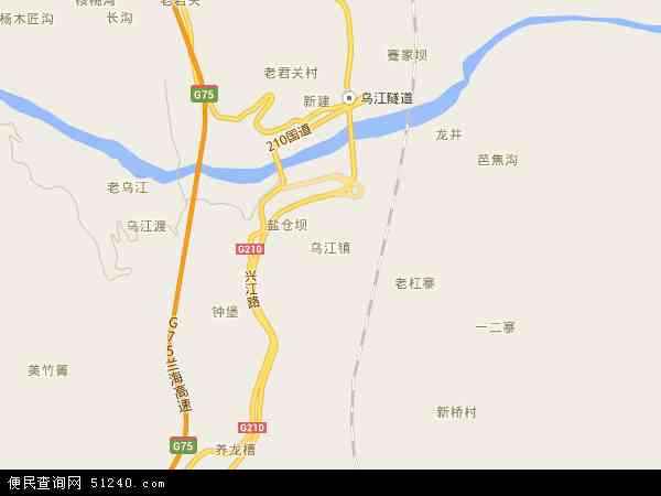 乌江镇地图 - 乌江镇电子地图 - 乌江镇高清地图 - 2024年乌江镇地图