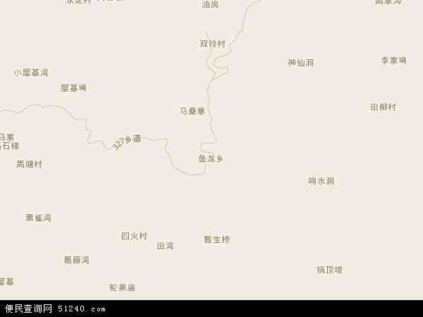 鱼龙乡地图 - 鱼龙乡电子地图 - 鱼龙乡高清地图 - 2024年鱼龙乡地图