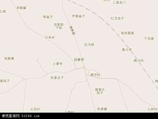 扬嘉镇地图 - 扬嘉镇电子地图 - 扬嘉镇高清地图 - 2024年扬嘉镇地图