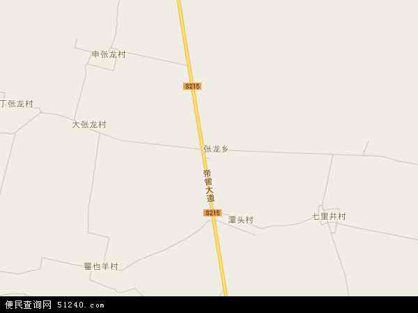 张龙乡地图 - 张龙乡电子地图 - 张龙乡高清地图 - 2024年张龙乡地图